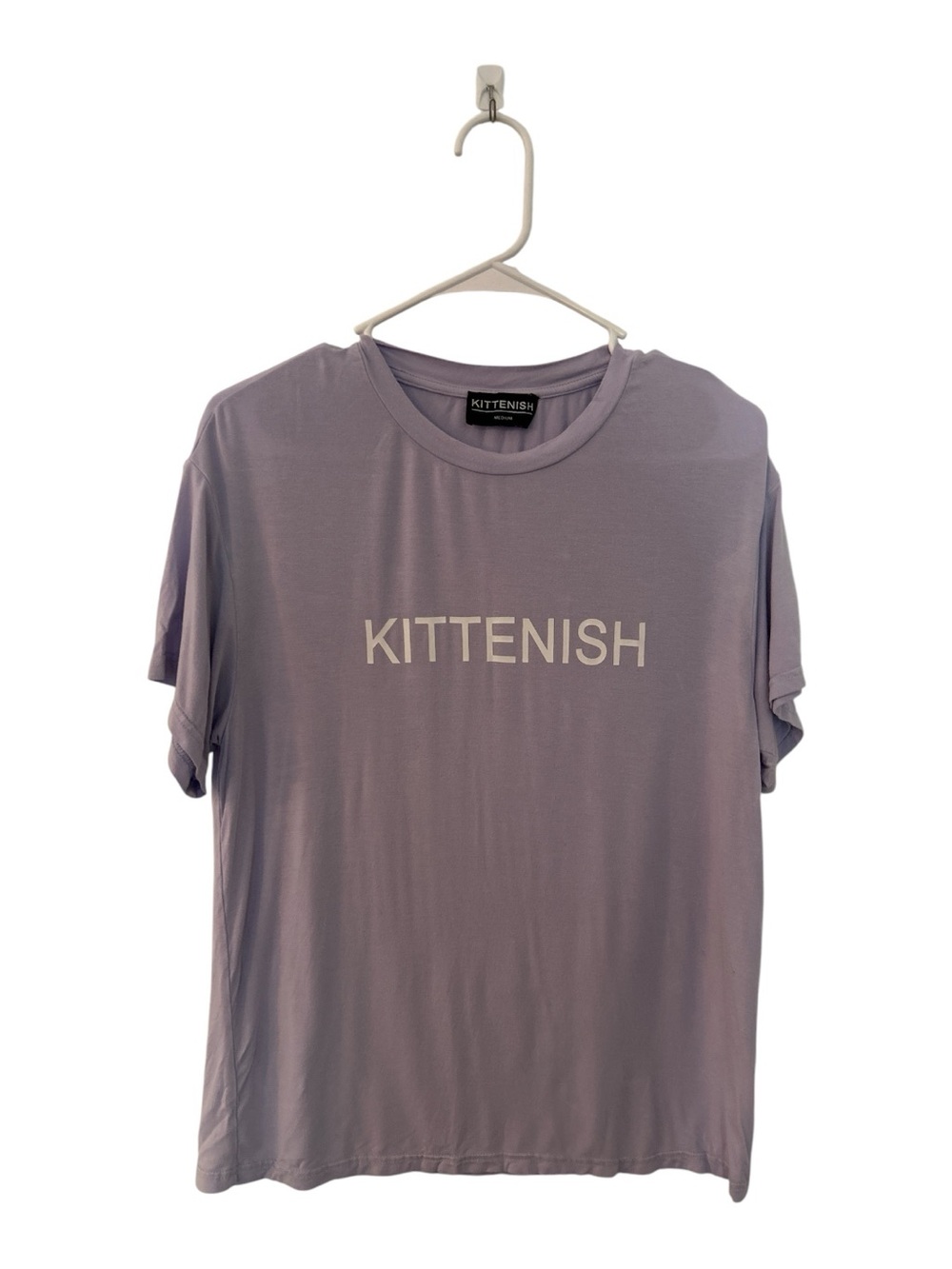 Kittenish Lavender Logo Short Sleeve Tee